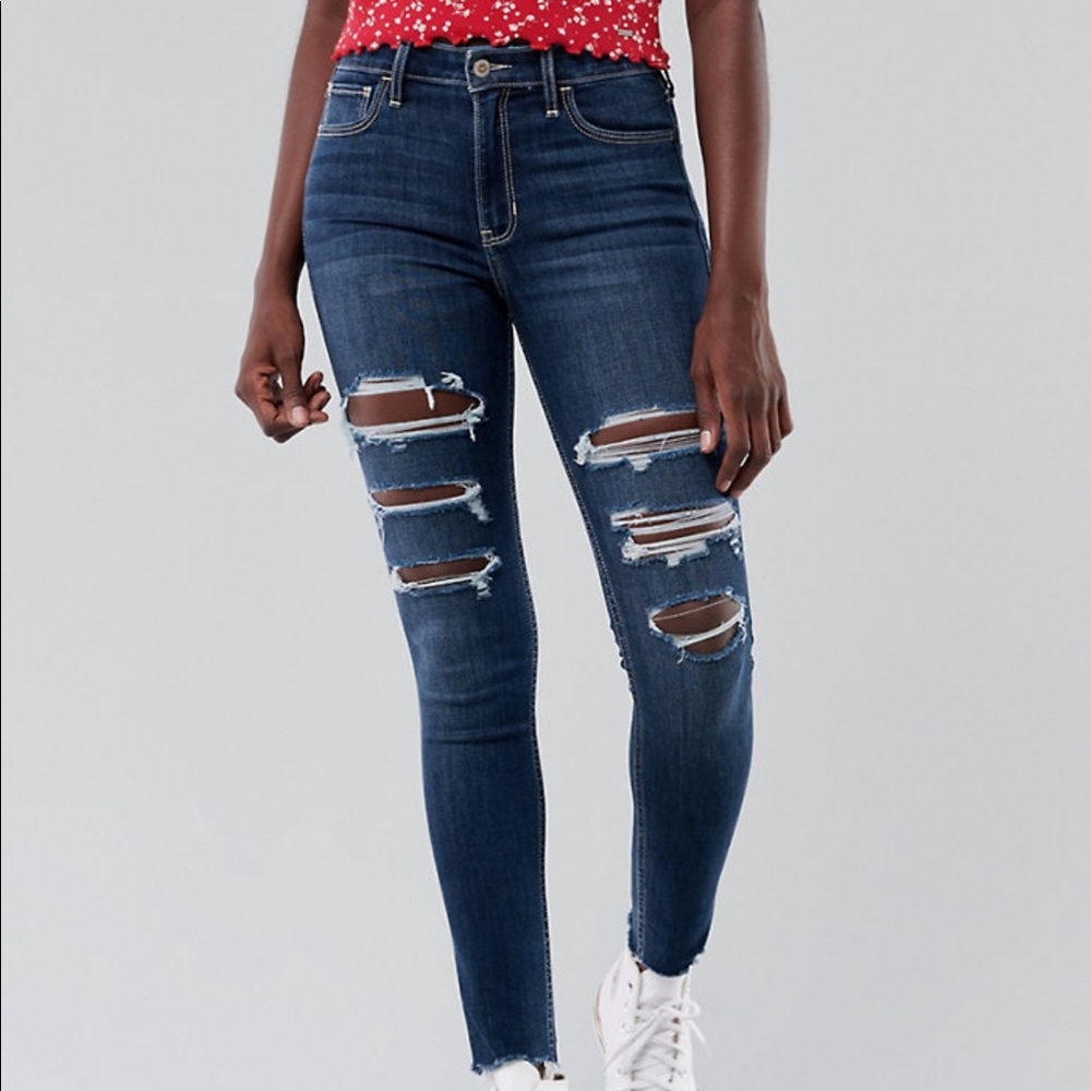 Hollister High Rise Super Skinny Jeans